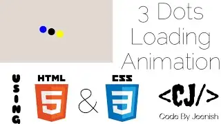 Make 3 Dots Loading Animation || Using HTML & CSS || NO JAVASCRIPT || 