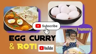 Mom & Mini Chef Cooking Egg Curry and Roti 😍 | Home Kitchen Vlog | Bubbles Of Joy 