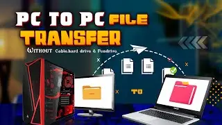 How To File Sharing PC To PC Without Cable | Projuktir&nbsp;Zone