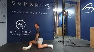 Beginner Hip Mobility: 90/90 Back Foot Lift-Offs | Sym8ry