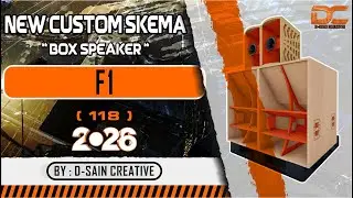 PLAN SKEMA BOX SUBWOOFER F1 118 NEW CUSTOM 2026 