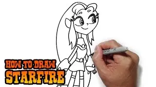 How to Draw Starfire | Teen Titans GO