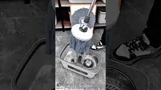 Work tool automatic spin mop for fast floor cleaning