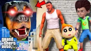 Kicko & Franklin Play Boat Jump Ramp Challenge in gta5