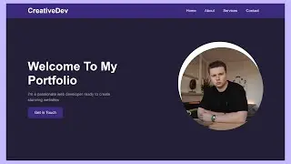 How to Design a Website Landing Page | HTML and CSS Tutorial for Beginners