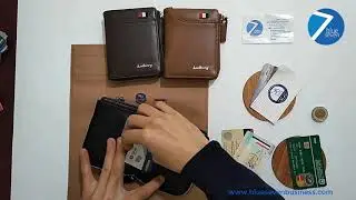 Review of the most Smart Leather Wallet for Men | Baellerry Flag | محفظة سمارت جيب للرجال | #blue7