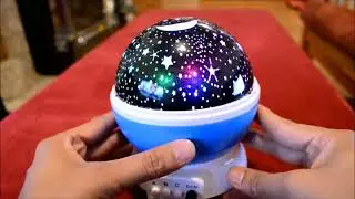 Chocozone Night Light Lamp Projector, Star Light Rotating Projector || colour light for ceiling