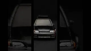 Hot Wheels Custom Honda Civic Hatchback EF Black#hotwheels #customhotwheels #diecast #customdiecast