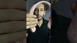 Portable Neck Fan Review 🌬️ | Hands-Free Cooling Tested! #NeckFan #PortableFan #WearableTech
