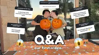 Our First Video! Couples Q&A + Pumpkin Carving