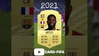 Evolution Umtiti 2018 2024 #fifa23 #transfernews #fut23 #summertransfers  #fut #fifa #fc24