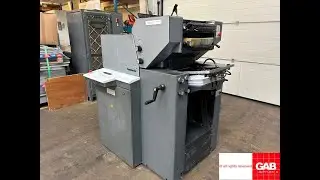 Cheap Heidelberg QM 46 2 two color offset printing machine for sale   Gab Supplies Ltd   2003