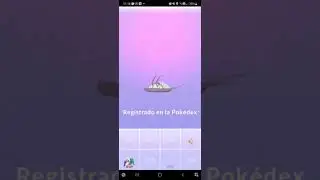 registrando a wimpod en pokemon go