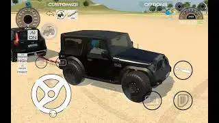 Tichan Between Thar Vs Scorpio N | Indian Vehicle simulator Game #simulator 