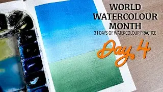 Perfect Watercolor Gradients for Beginners (World Watercolor Month Day 4)