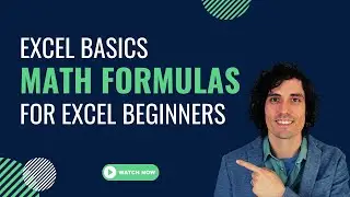 Excel basics: Math formulas, a tutorial for beginners
