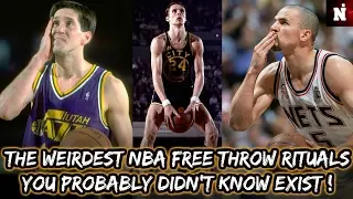 The Weirdest NBA Free Throw Rituals That Will Blow Your Mind!