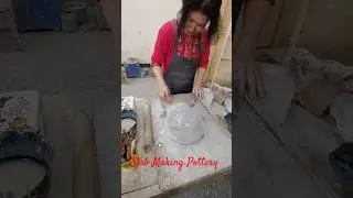 #slab #pottery #foreign #student#Certificate #Course #pottery #ceramic #visual #art #bhu #india