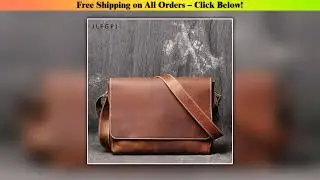 Retro Men's Genuine Leather One-shoulder Bag Head Layer Cowhide Cross Style Large Capacity Casual