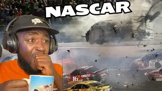 Британец РЕАКЦИЯ на САМЫЕ БЕЗУМНЫЕ АВАРИИ НАСКАР! 😱🏁 Я не мог поверить своим глазам!