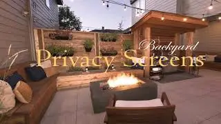 Outdoor Deck Privacy Screen Ideas