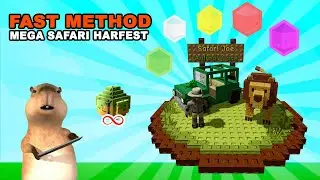 Cara Cepat Dapetin Semua Reward Mega Safari Harvest Grow a Garden Roblox! 💎🔥