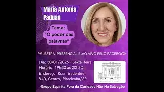 Palestra com Maria Antonia  Paduan sobre o tema 