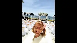 Sparkling white beachside wedding in Marbella