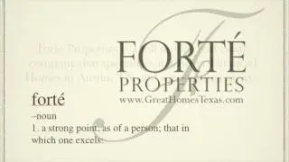 Fort&eacute; Properties - Austin Owner Financed Home Specialists