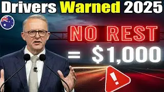 💥 2025 Australian Driving Fines EXPOSED | Skip Rest Break = $1,000 Penalty