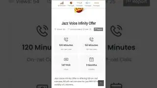 Jazz Voice Infinity Offer - Jazz ka sabse sasta call package!