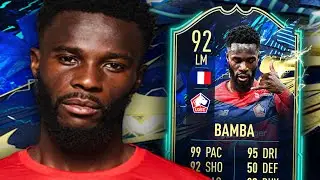 UNREAL 🔥 92 TOTS BAMBA PLAYER REVIEW - FIFA 21 ULTIMATE TEAM