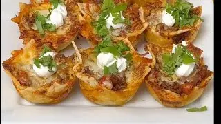 Double Decker Taco Cups