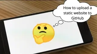 How to upload static website to GitHub | #StaticWebsite | #GitHub | #CrazyCoding