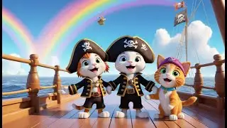 Pirate Paws and the Treasure Hunt | Pirate Adventure Song for Kids | Fun Treasure Hunt Journey