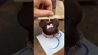 🧁Cake Pop (new version): chocolate with marshmallows and praline filling (&euro;5) #DisneylandParis