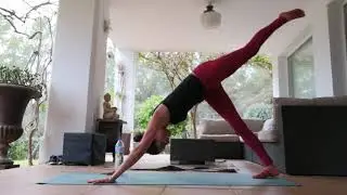 Full body Pilates workout from lock down in Ibiza