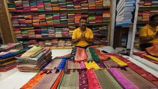 ಇಷ್ಟು ಕಡಿಮೆ ಬೆಲೆಗೆ ರೇಷ್ಮೆ ಸೀರೆನ? Chickpet wholesale silk sarees direct manufacturer price bangalore 