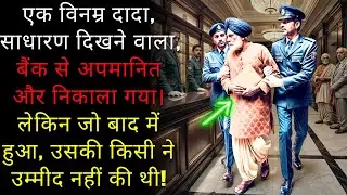 एक विनम्र दादा, साधारण दिखने वाला, बैंक से अपमानित और निकाला गया। लेकिन जो बाद में हुआ, उसकी किसी...