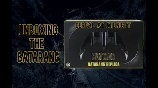 Unboxing a BATARANG REPLICA from NECA (Batman, 1989)