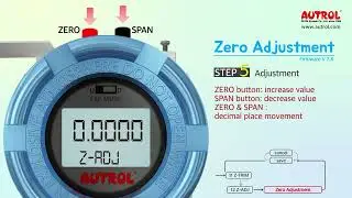 Zero Adjustment Trong Menu Phi&ecirc;n Bản v7 x Của Cảm Biến &Aacute;p Suất AUTROL - 0907 926 269