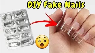 Empty Medicine Strip Hack! 😱 DIY Fake Nails at Home 💅