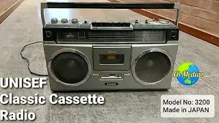 UNISEF - Classic Cassette Radio,  Model No: TU-3200 , 4R Mediaz | 4R Media