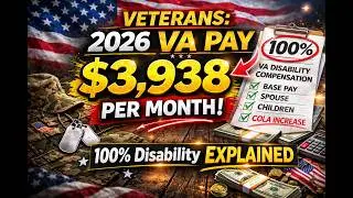 2026 VA Disability Pay at 100% &ndash; How Much You REALLY Get Per Month