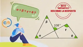 ¿Puedes Resolver Este Problema de Ángulos? 🔺 #Triángulos #Geometría