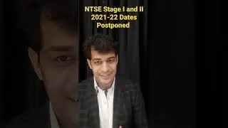 NTSE latest News | NTSE 2021 Postponed | NTSE Post Postponed | NTSE Exam New Dates | Now What ?