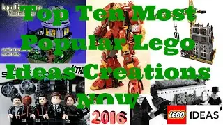 Top 10 Most Popular Lego Ideas Creations May 2016