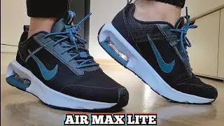 Review T&ecirc;nis Nike Air Max Intrlk Lite Preto Com Verde | Comprado Na Netshoes | Demonstra&ccedil;&atilde;o No P&eacute;
