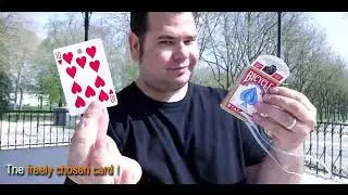 Magic -- Card on Ribbon  by Mickael Chatelain
