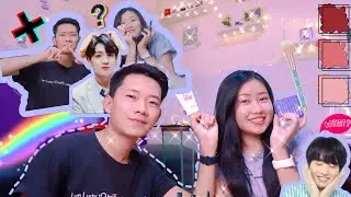 DOING MY BROTHER MAKEUP 💄 CAMBODIA / VIRAK THORN